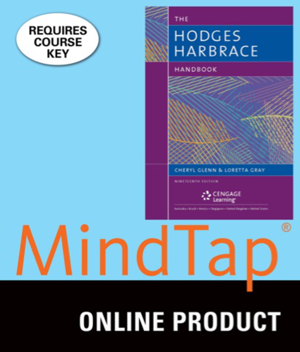 MindTap English for Glenn/Gray's The Hodges Harbrace Handbook, 19th Edition, [Instant Access], 1 term (6 months) 19th Edition â€“ PDF/EPUB Version Downloadable